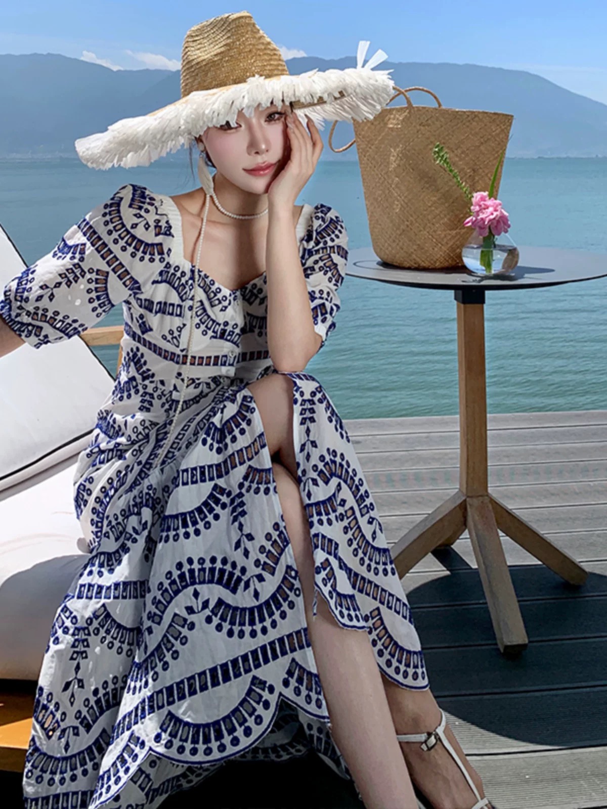 Meet someone new lace dress CD919 images
